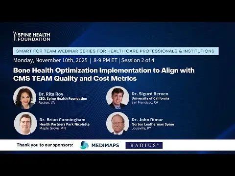 Bone health optimisation: aligning with CMS TEAM's quality and cost metrics